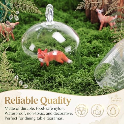 Zeyune 6 Pcs Artificial Moss Mat Roll for Wonderland Party Decoration Waterpr…