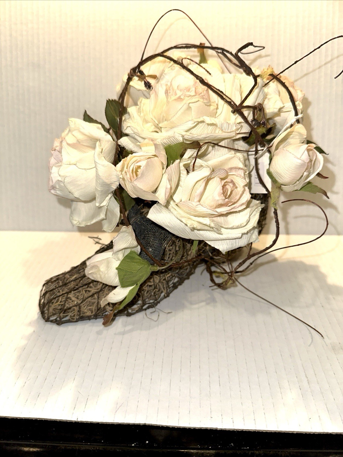 Stunning Victorian Style Topiary Pale Pink Floral Arrangement 9×10