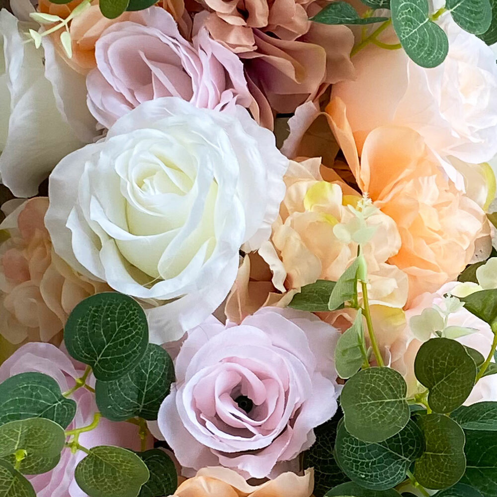 Artificial Flower Row Wedding Arch Flowers Draping Floral Garland Silk Vines New