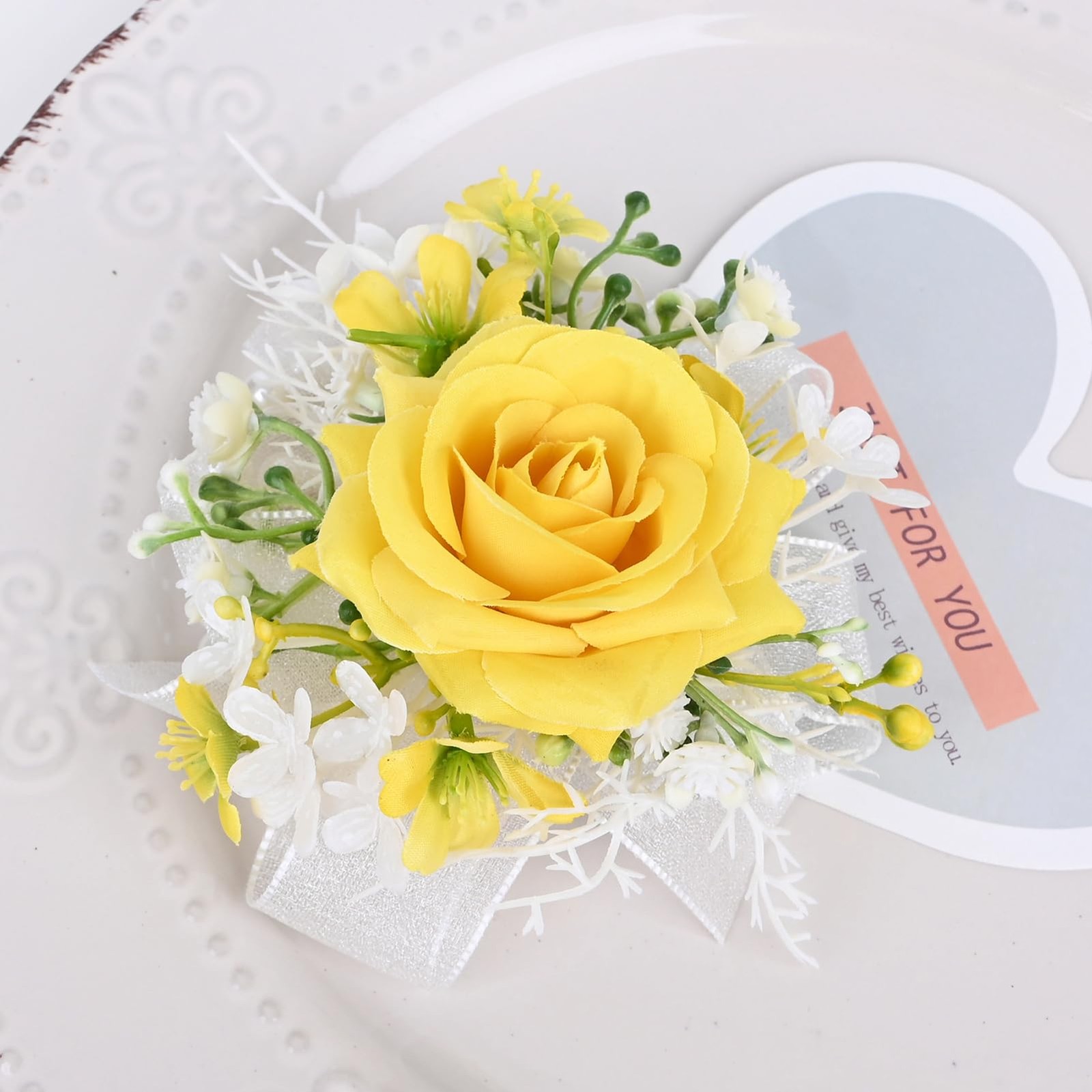 Corsage and Boutonniere Set for Wedding Prom Party Homecoming Celebration Art…
