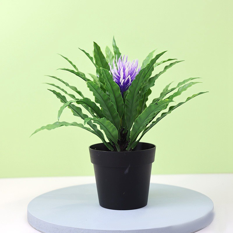 Potted Green Bonsai Plants Home Garden Small Tree Ornament Artificial Grass
