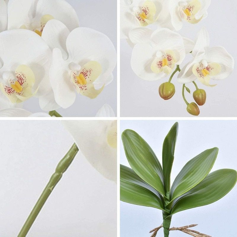 9 Head Butterfly Orchid Artificial Flower DIY For Wedding Party Home Decoration