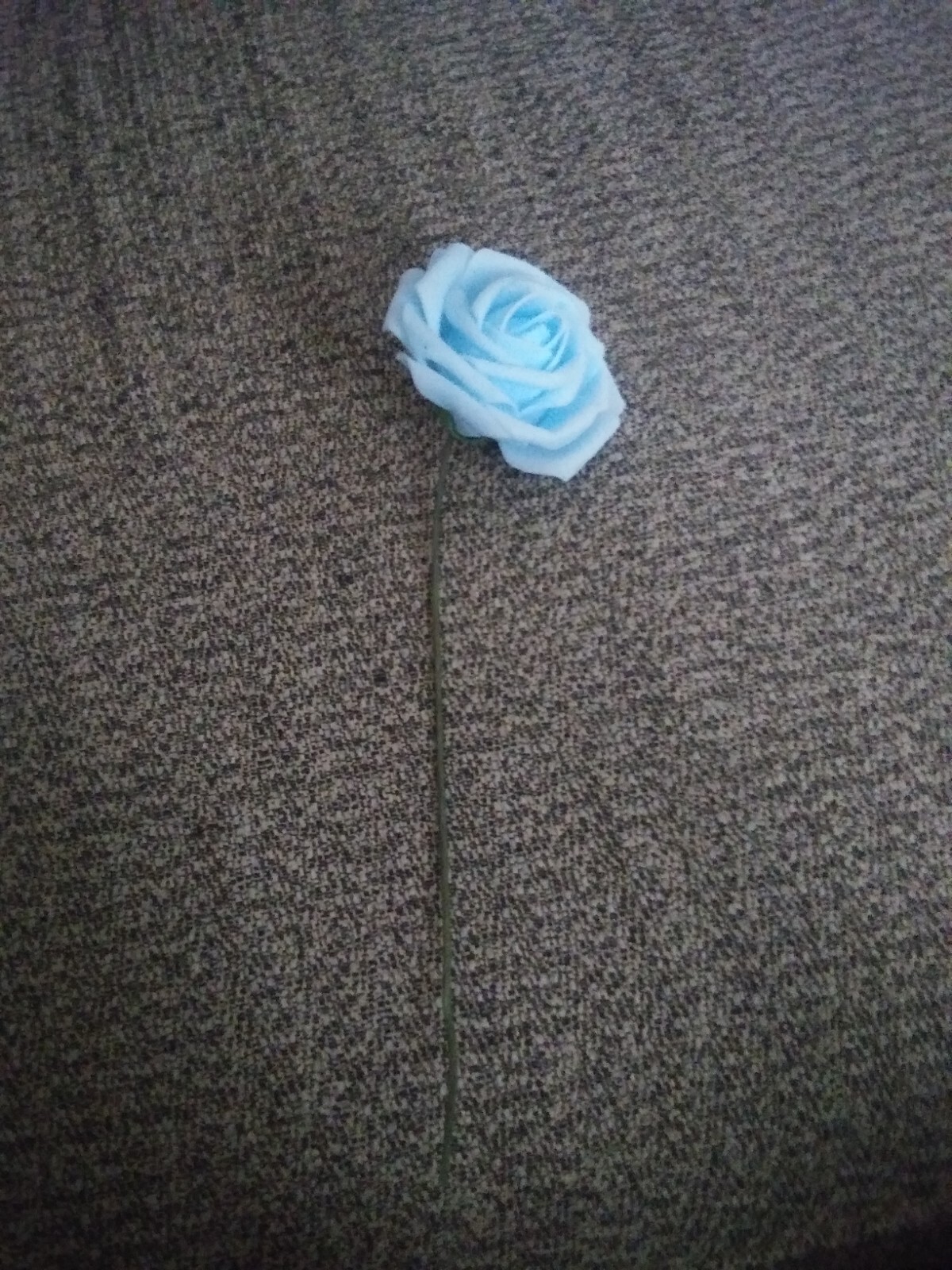 Lt Blue & White Rose faux flower arrangements, singles and greenery! GEORGEOUS