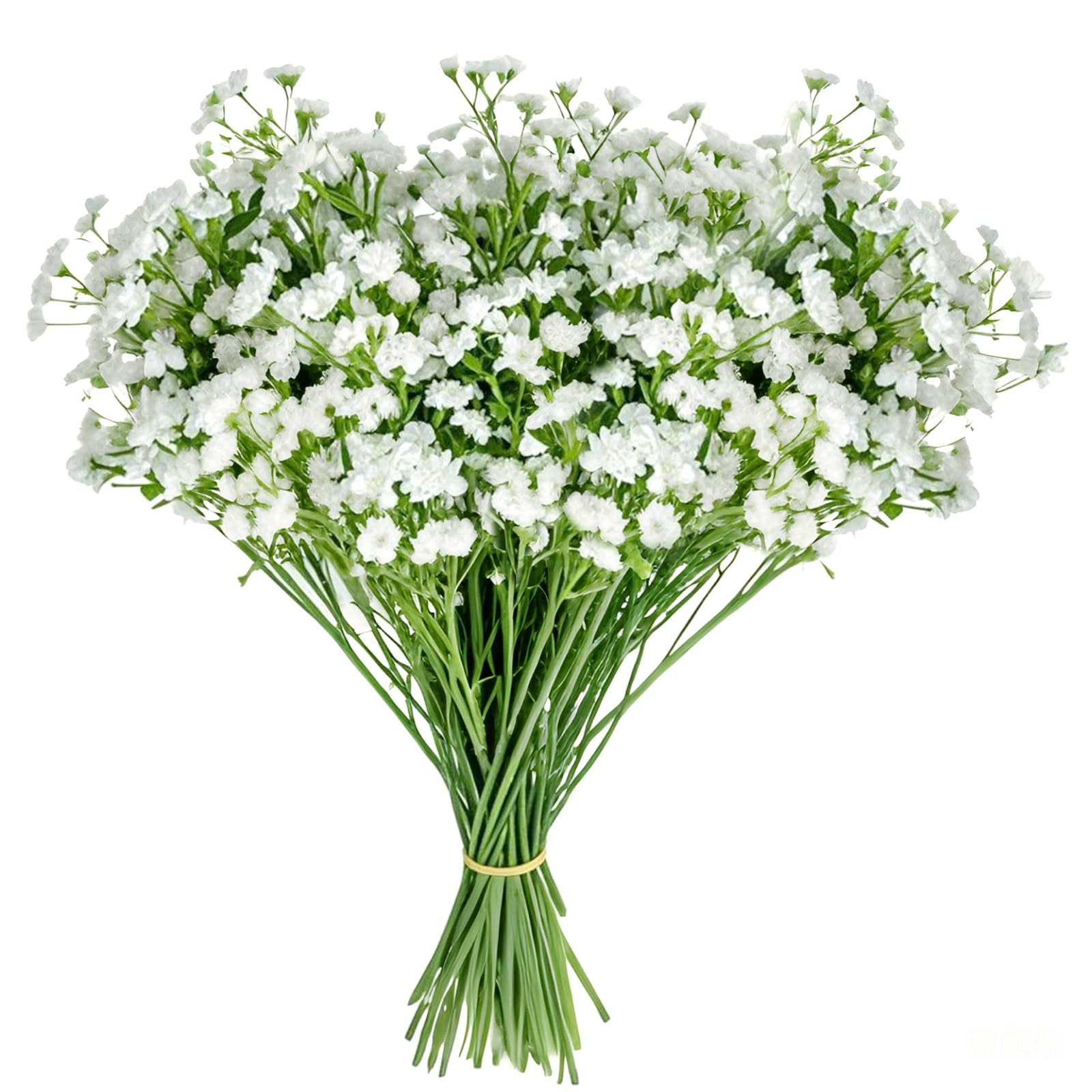 Artificial Babys Breath Flowers Bulk White Fake Floral Decor 28CM 36 PCS