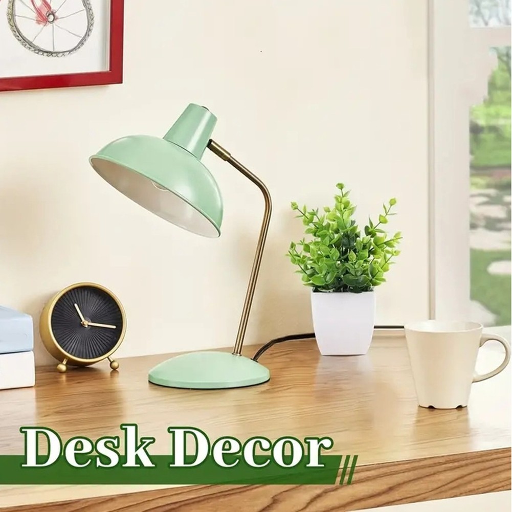 Compact Fake Lavender Eucalyptus Arrangement for Modern Home Office Desk Setup