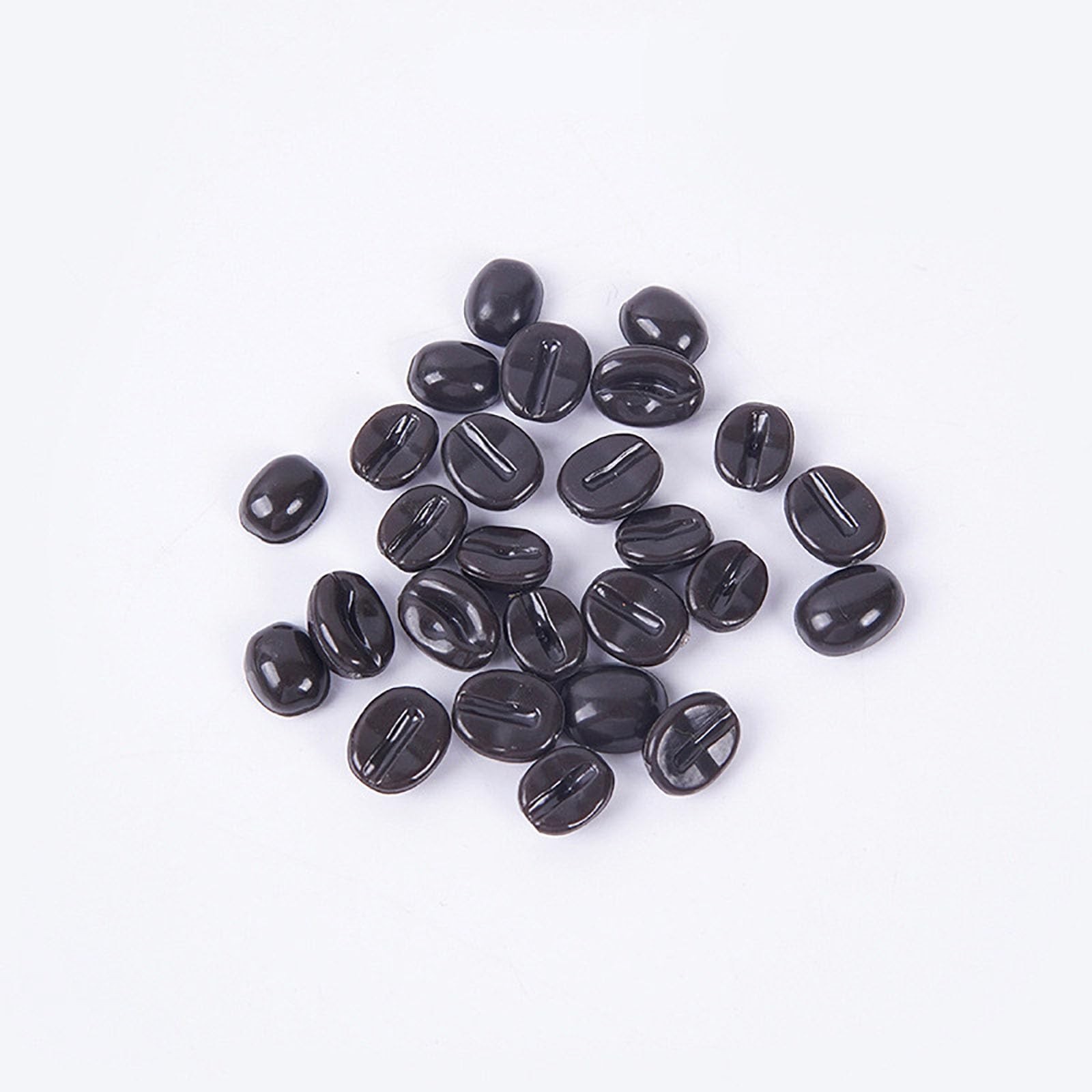 600 PCS 200g Faux Coffee Beans Simulation Mini Resin Artificial Kitchen Props