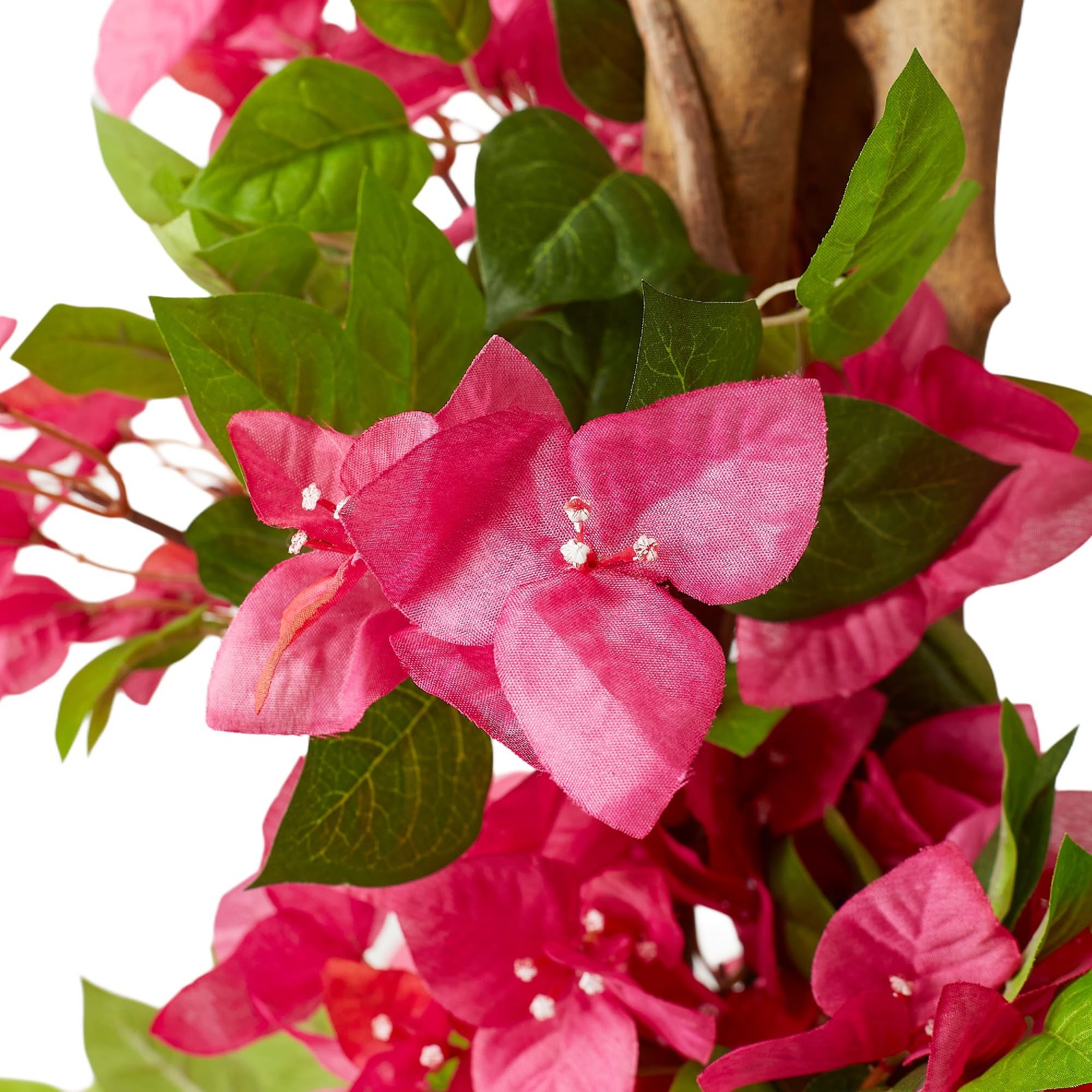 1 Pack 63″ Artificial Bougainvillea Tree, Realistic Fake Plants with Planter,…