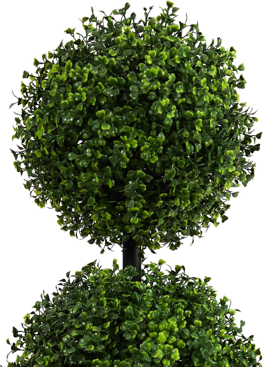 36in Artificial Triple Ball Boxwood Topiary Tree Indoor Outdoor Realistic Faux