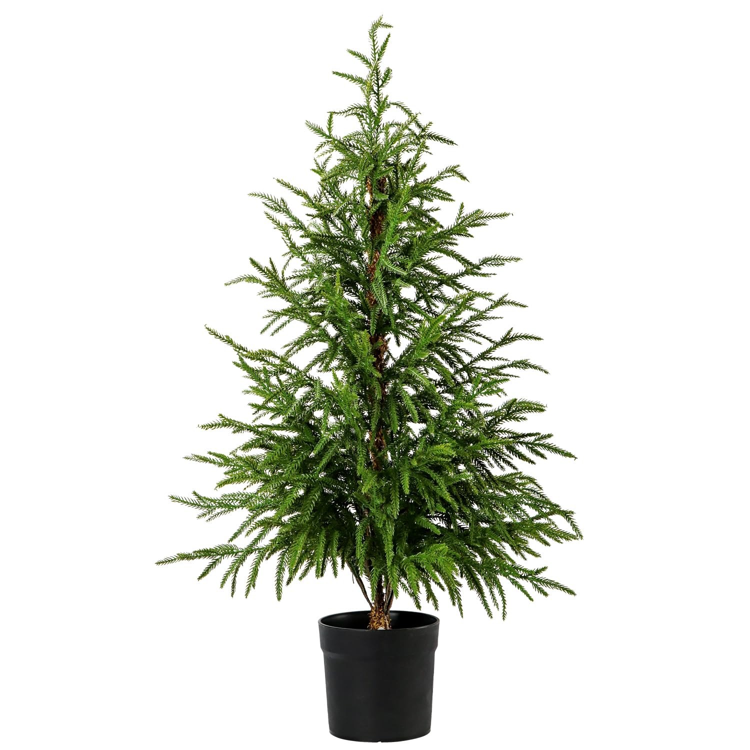 3FT Real Touch Artificial Norfolk Pine Tree Realistic Christmas Topiary Trees…
