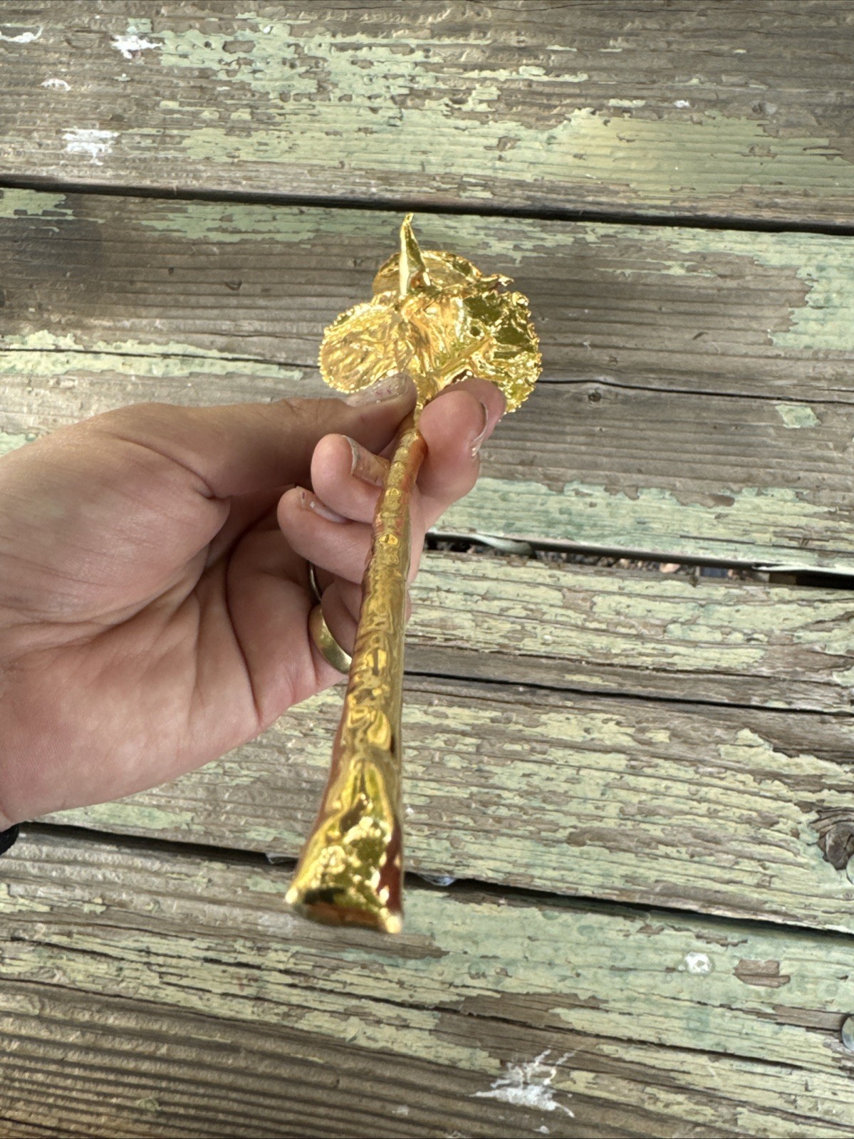 24k Gold Dipped Rose 12 Inch Forever Love Wife Mother Daughter Flower