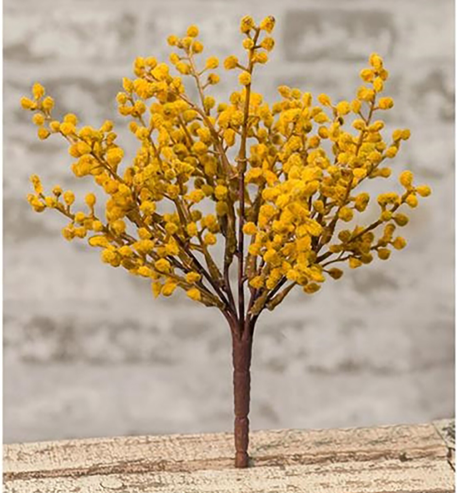 FALL Gold Gooseberry Cluster Bush~Artificial Greenery Faux Flower Plant
