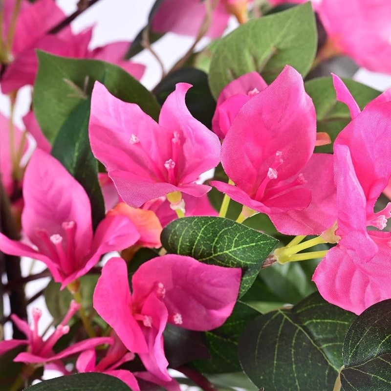 Artificial Bougainvillea Tree Faux Plant Indoor Outdoor Decor Low Maintenance US