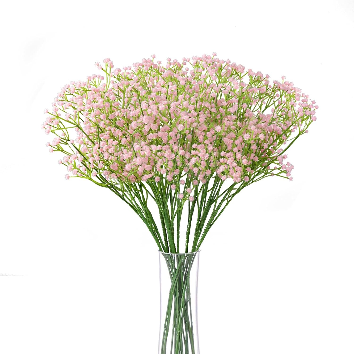 15 Pcs Baby’s Breath Artificial, Gypsophila Bulk Real Touch Decor