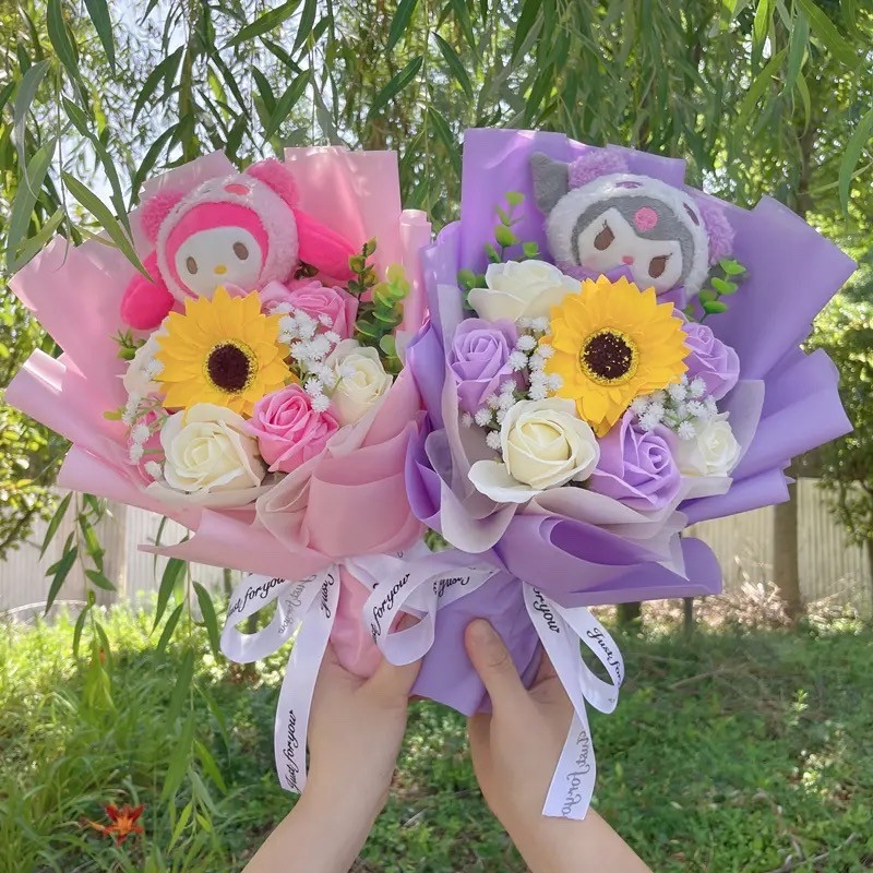 My Melody Plush Bouquet – Sanrio Bouquet, Anniversary bouquet