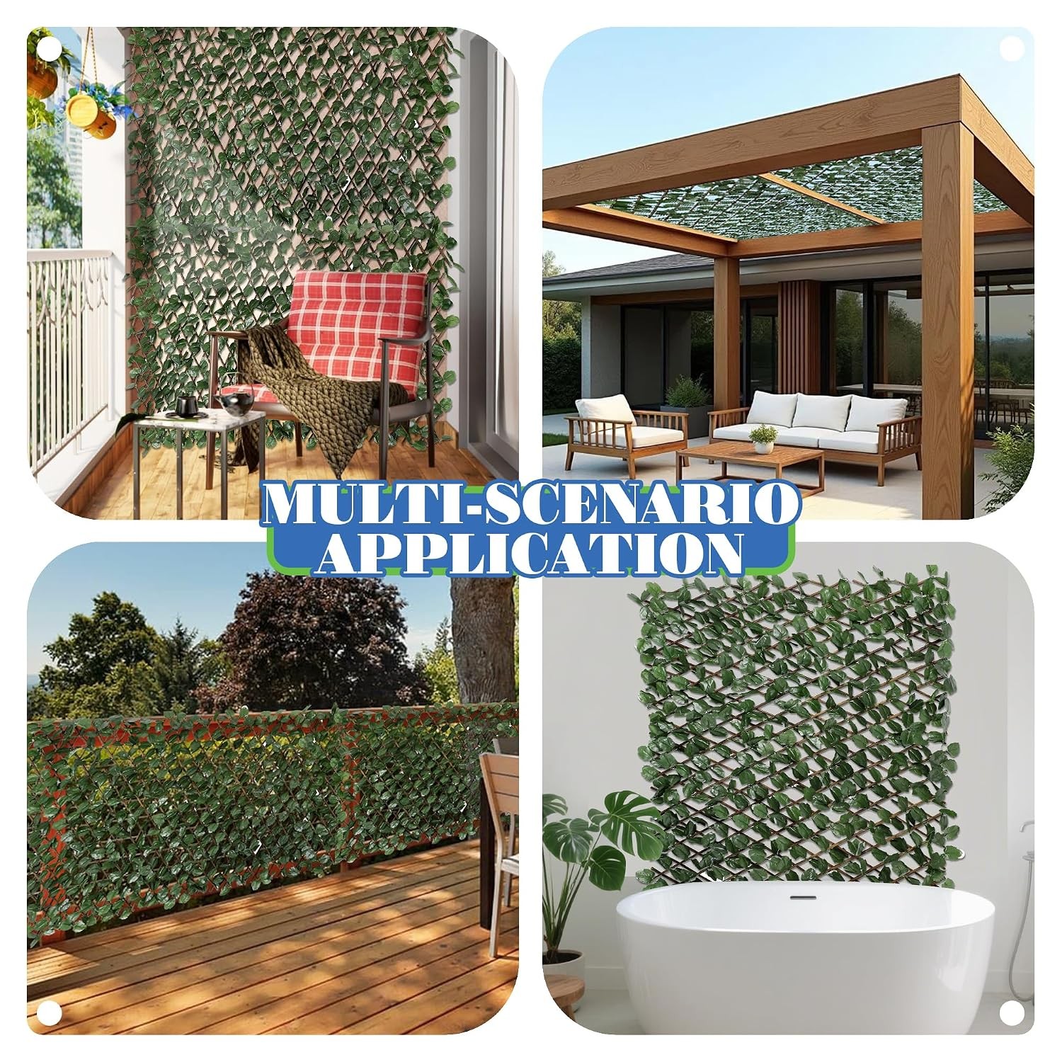 Artificial Ivy Leaves Faux Ivy Decor Sweet Potato Leaves Plant Fence Privacy