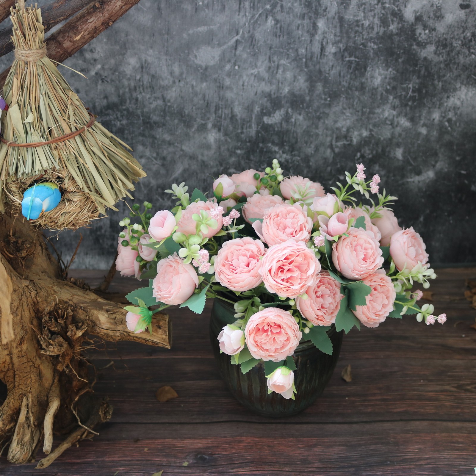 4Pcs DIY Floral Decorations Persian Rose Simulation Flowers Home Decoration New
