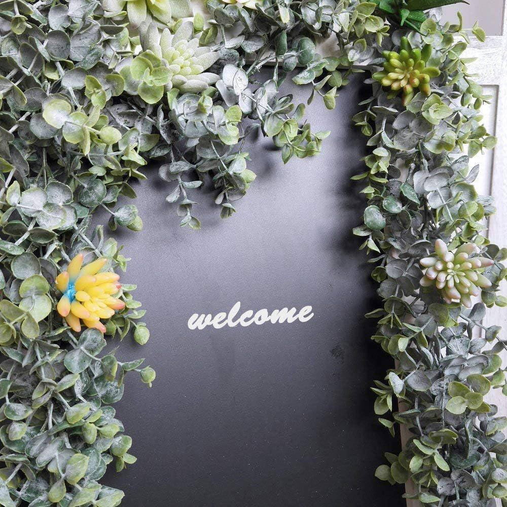 5.9 Ft. Green Artificial Silver Dollar Eucalyptus Garland
