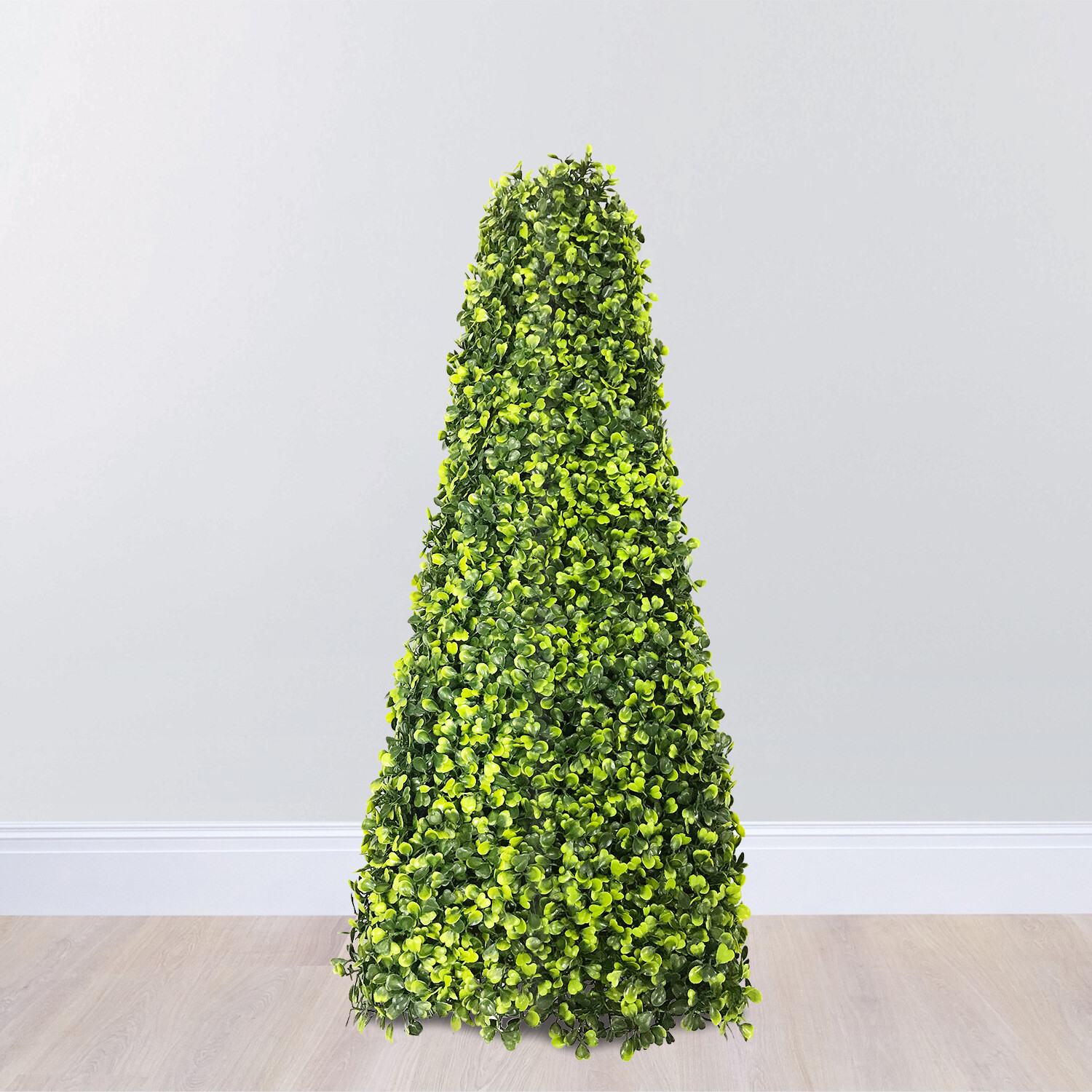 25.6” Artificial Topiary Tower Faux Boxwood Tree Home Garden In/Outdoor Decor