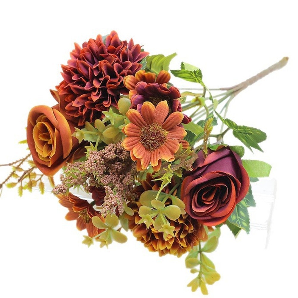 Persian Artificial Flower Bouquet 7 Heads for Home Studio Decoration