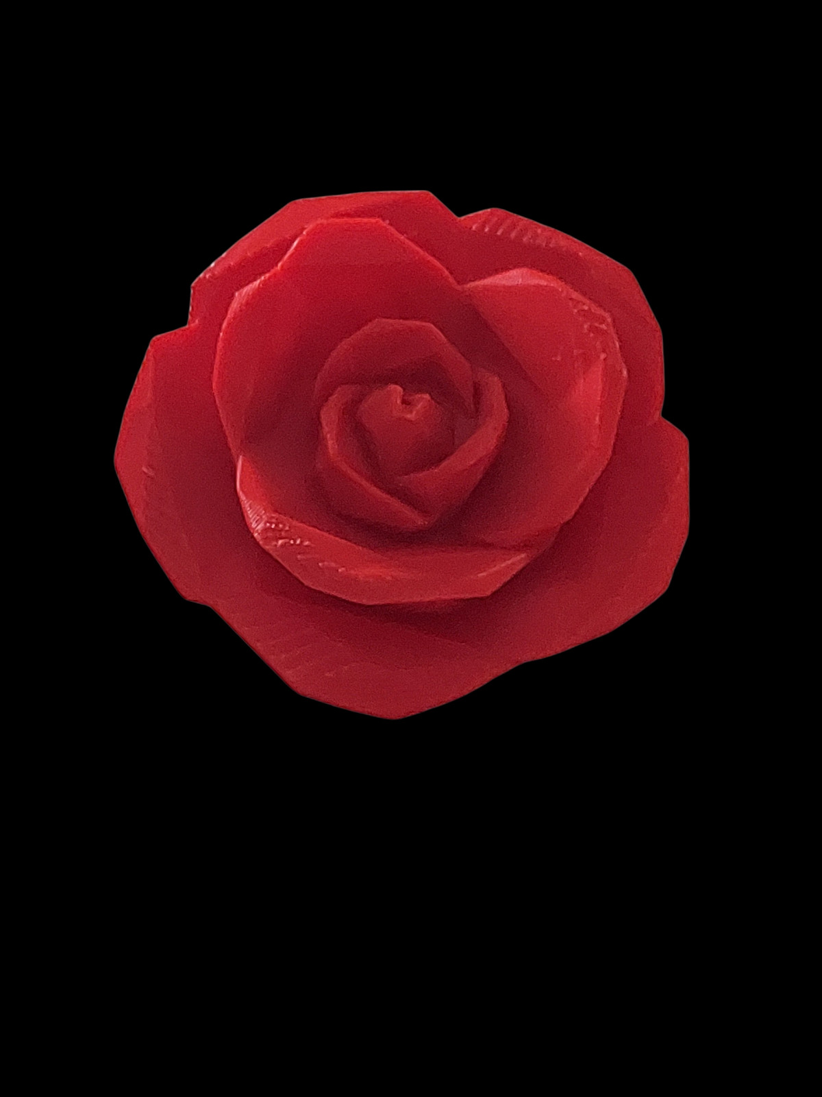 3D Printed Forever Rose Red Red