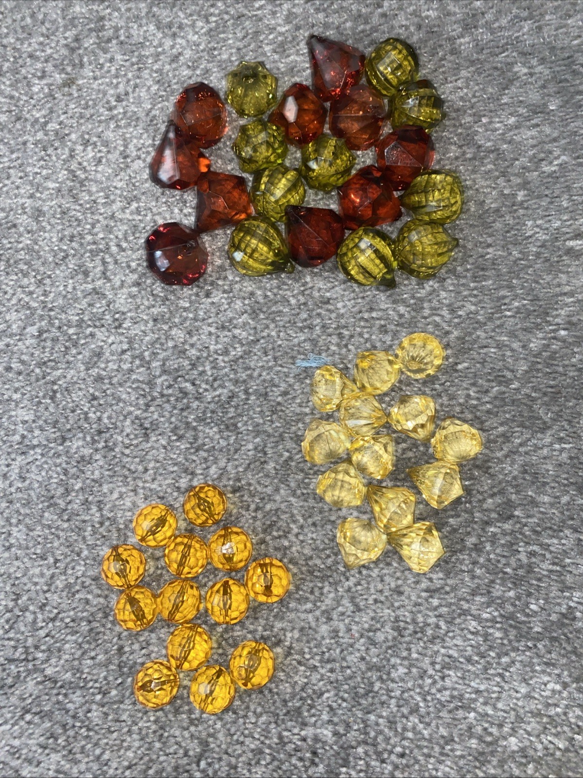 FALL TABLE VASE FILLER Autumn Colors 46 Pieces Ornaments