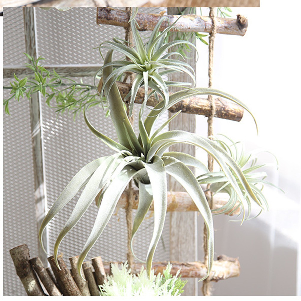 2Pcs Reusable Artificial Green Leaves Faux Greenery for Home and Office Decor