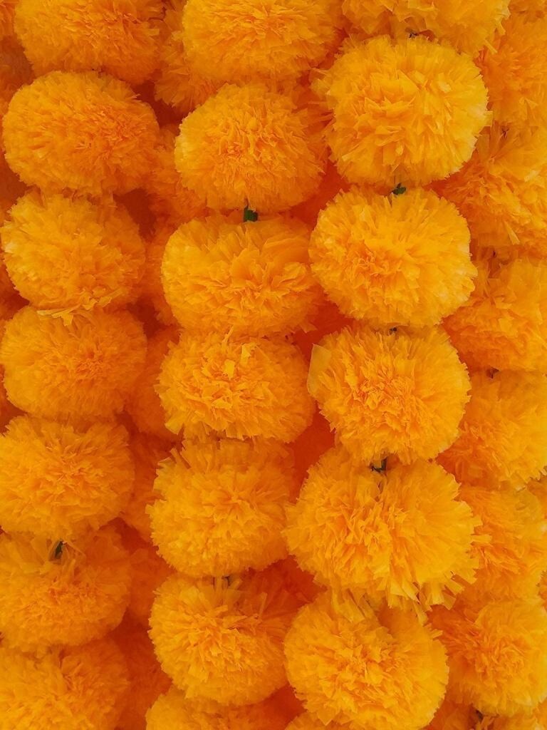 Indian Marigold Strings flower garlands indian ceremony Wall Wholesale Lot 10