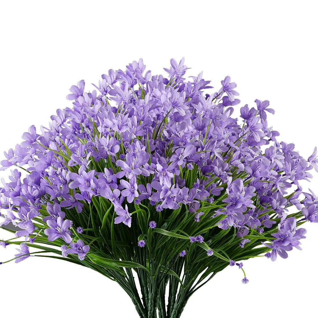 10 Bundles Artificial Daffodils Flowers, Fake Artificial Greenery UV Resistan…