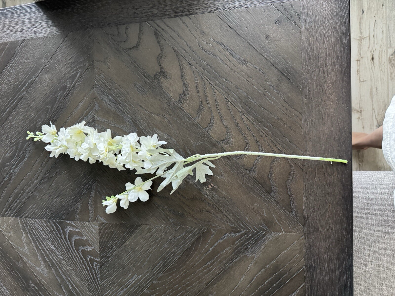 Artificial 2-Branch Ivy & Hyacinth Flower For Wedding Aisle Decoration, Home Dec