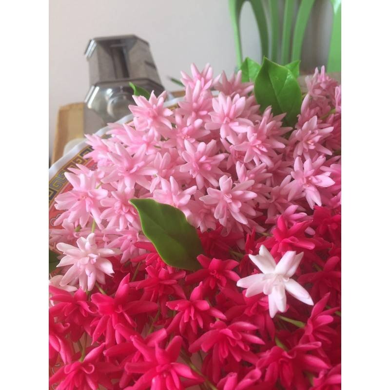 10Pcs. Mix set Rangoon Creeper Flowers Clay Artificial Thai Handmade Decorate
