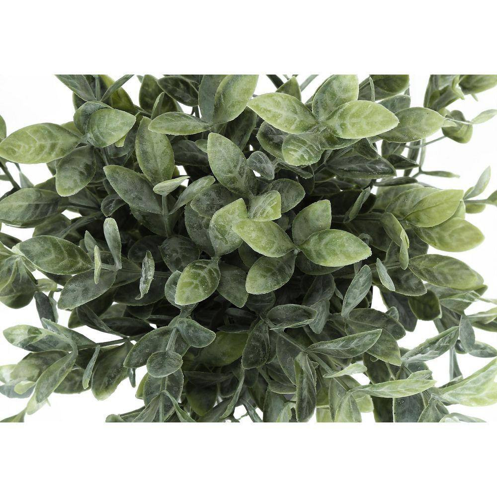 11 In. Artificial Green Indoor Eucalyptus Grass Set, Faux Tabletop Greenery Duo,
