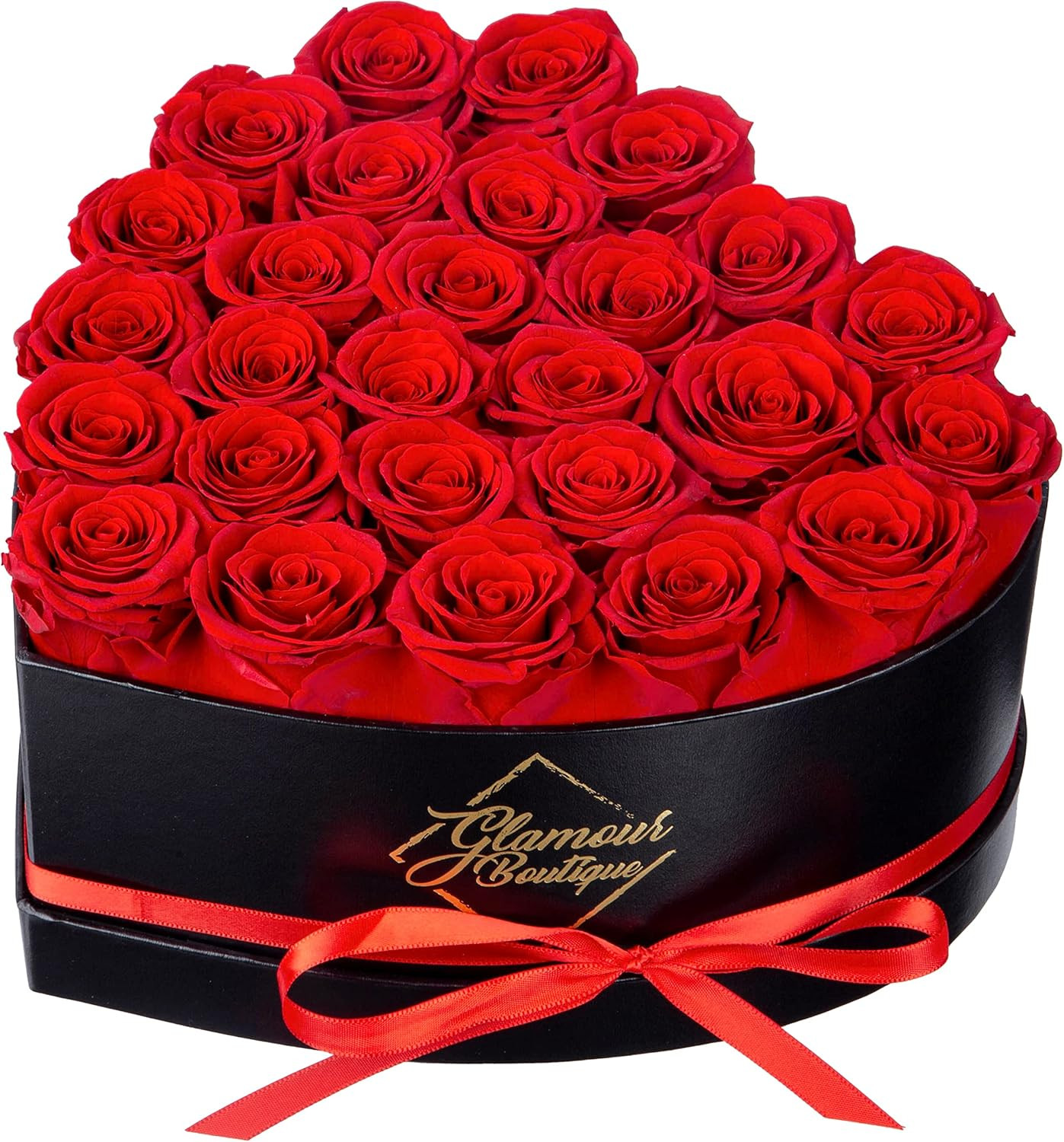 27 Flower Forever Heart Shape Box – Preserved Roses Gift for Her, Preserved Flow