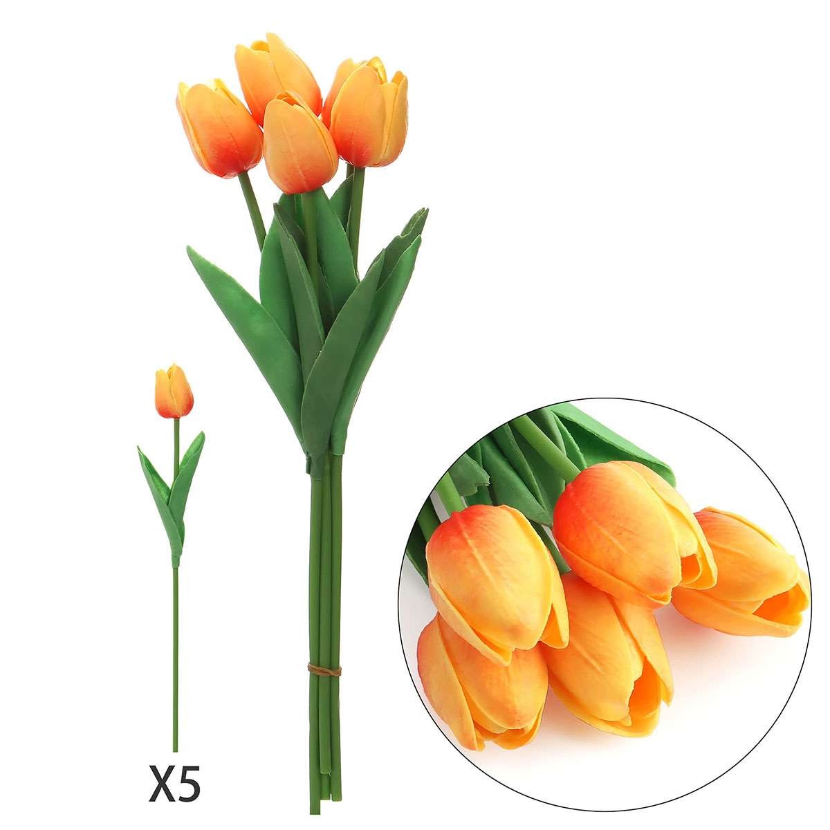 Artificial Tulips Real Touch Bridal Home Wedding Party Festival Decor