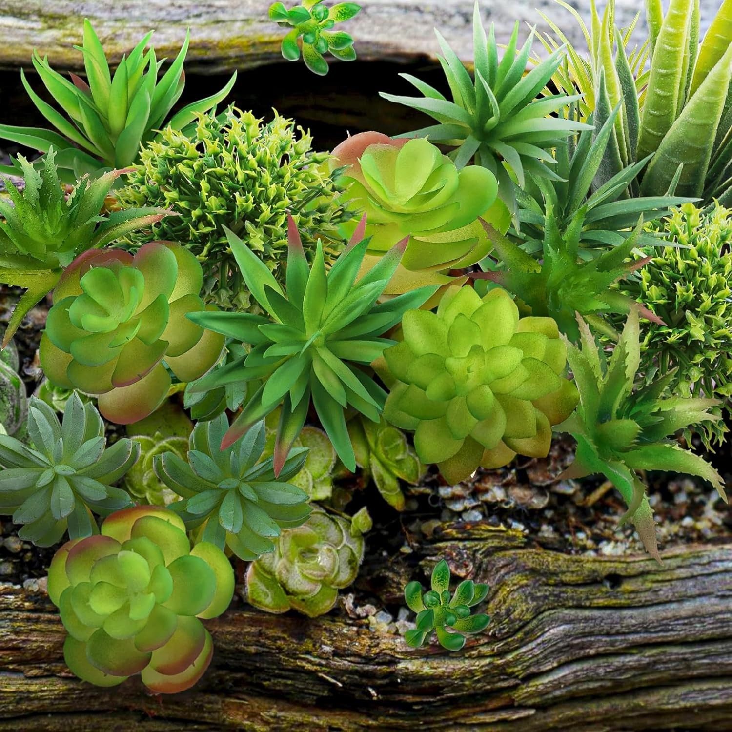 16/22 Pack Artificial Succulents Plants Unpotted Fake Succulents for Home Office