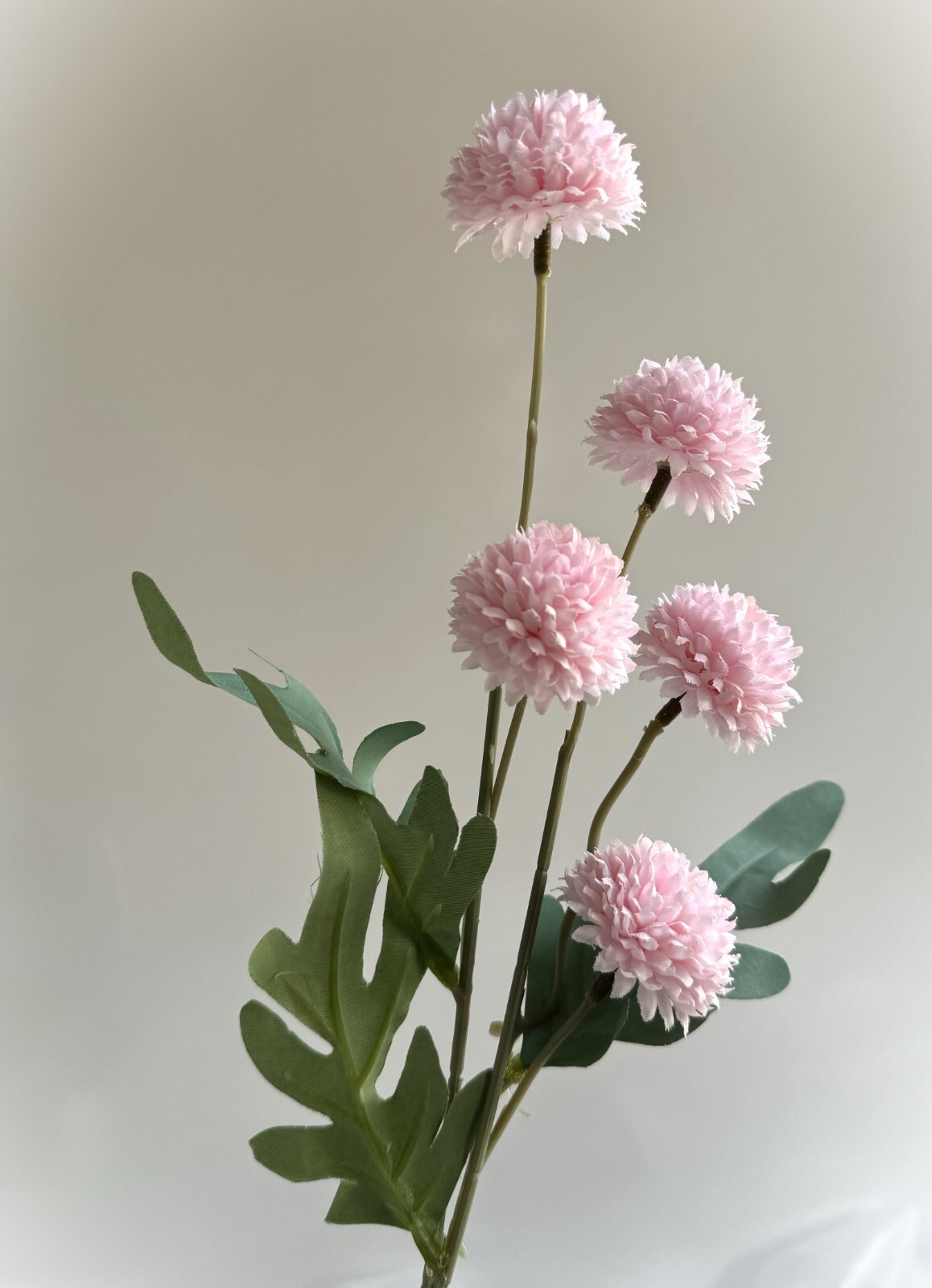 Chrysanthemum Flower Stem Pompom Spray Artificial Flowers Orange Blue Pink White