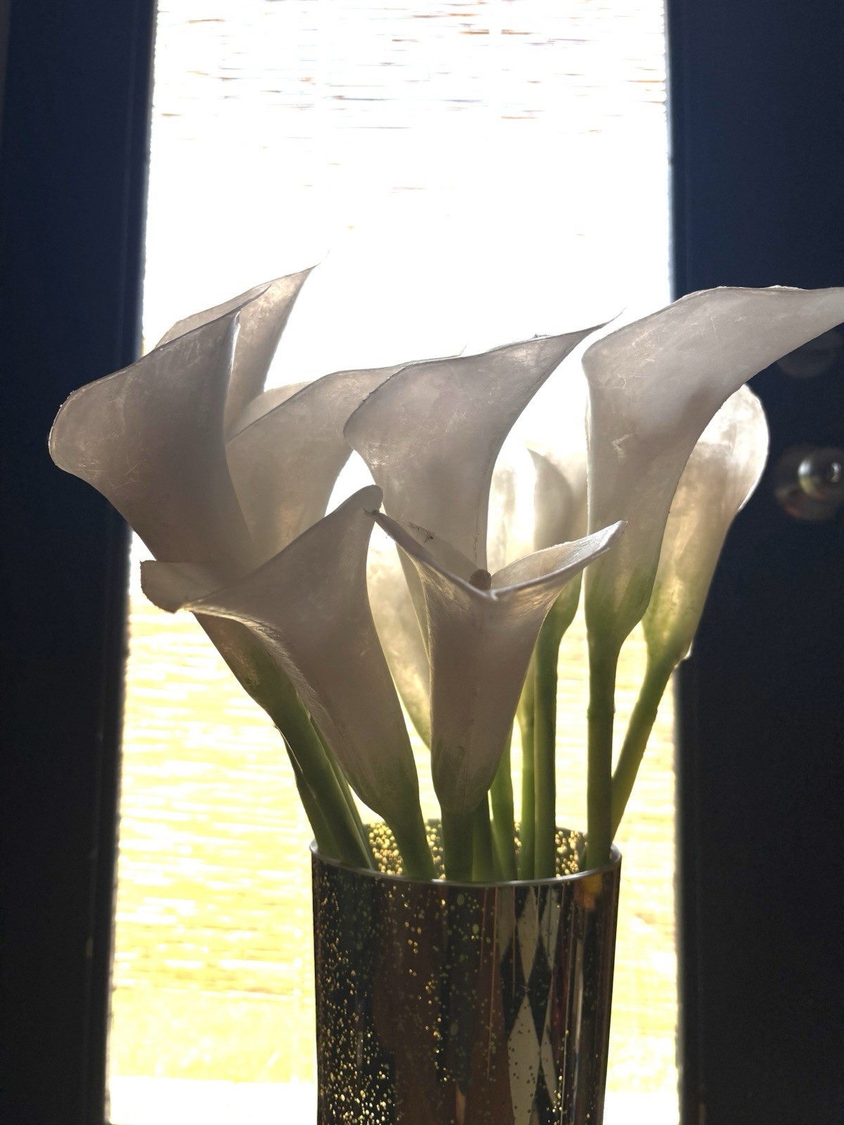 White Calla Lily Artificial Flowers 15 PCS 25″ Real Touch Long Stem|Gorgeous!