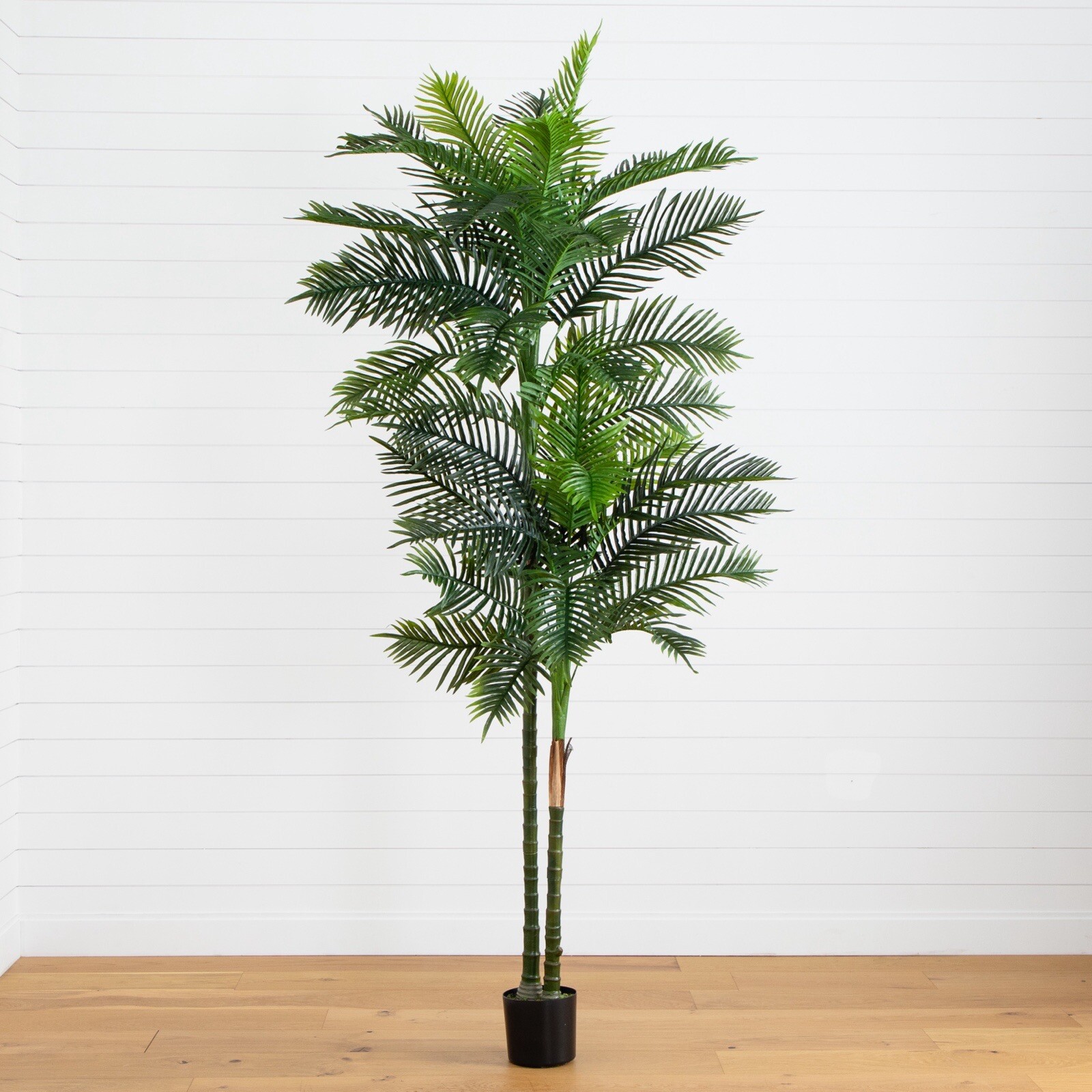 9’ Artificial Double Robellini Palm Tree UV (Indoor/Outdoor). Retail $259