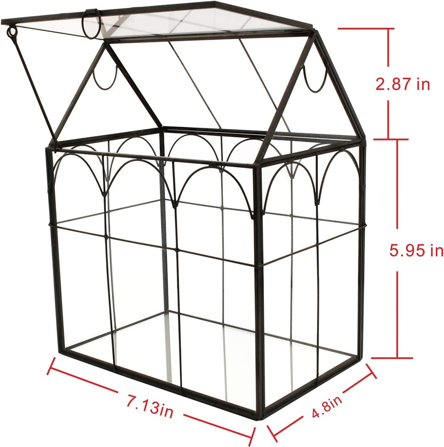 Glass House Geometric Terrarium for Plants