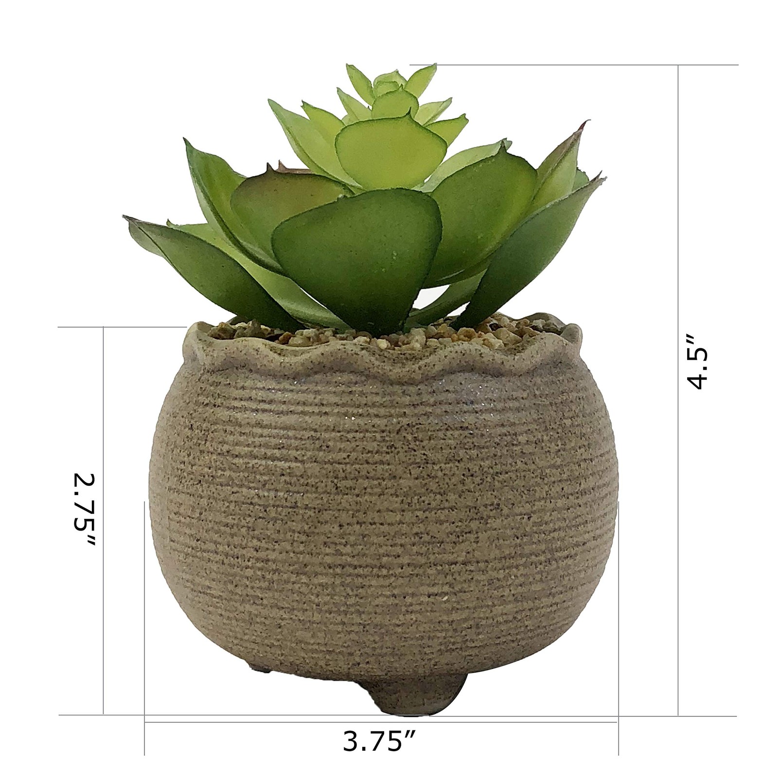 Small Desktop Artificial Succulent Plant Indoor and Outdoor Indoor Fake Plant…