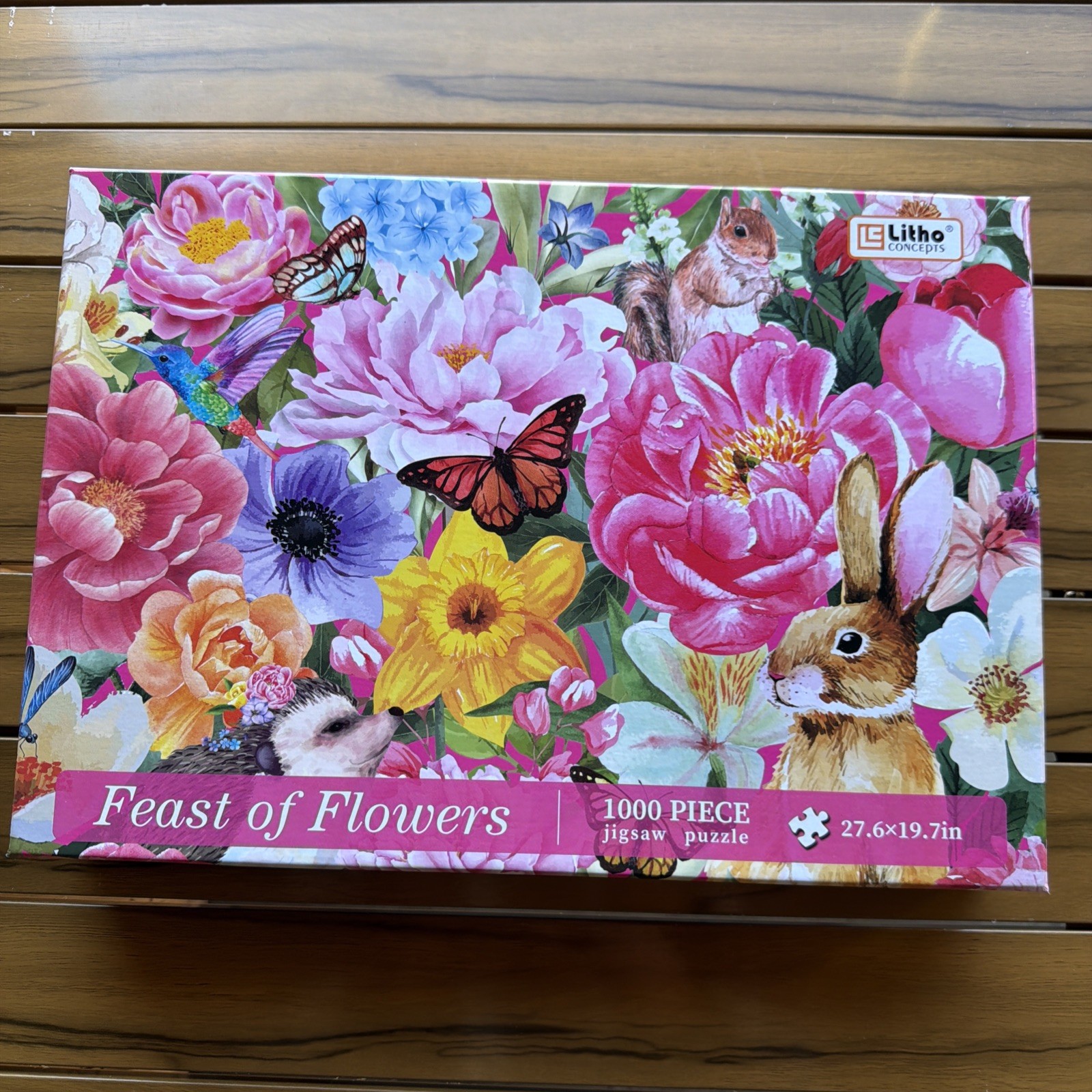 Flower Parcel With Butterfly