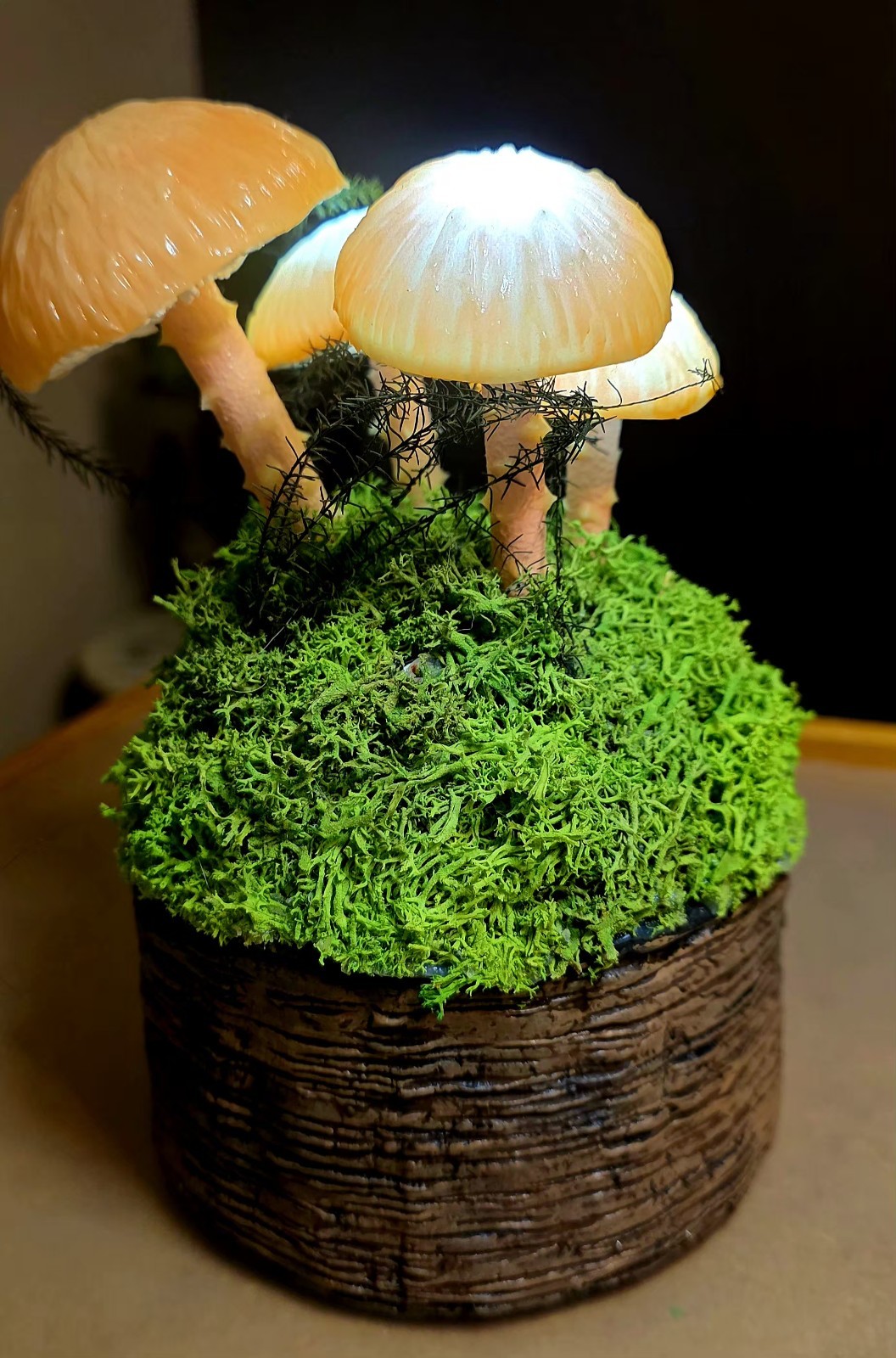 Mushroom “Fungi” Table Light Battery Operated Whimsical Cottagecore