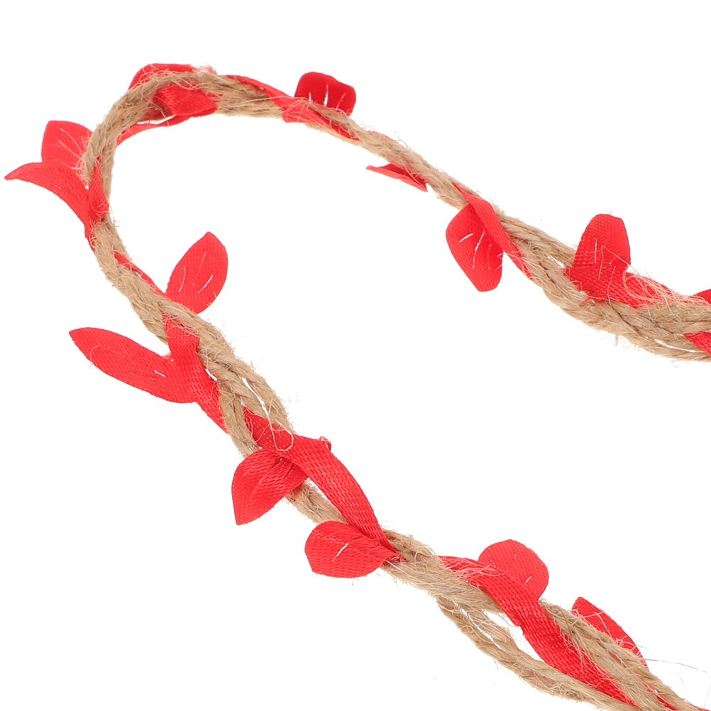 Simulated Maple Leaf Garland with Faux Greenery for Cozy Autumn Party Decor