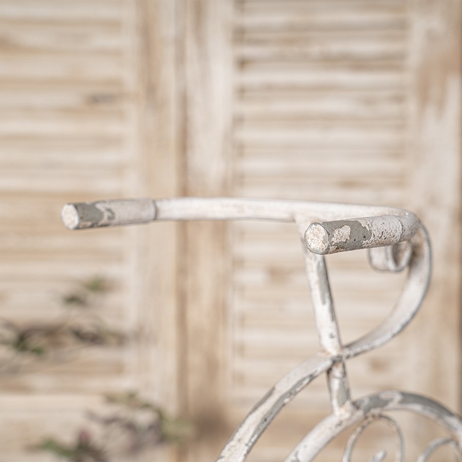 Rustic Bicycle Wall Planter, Metal Wire Hanging Basket, Vintage Flower Pot Decor