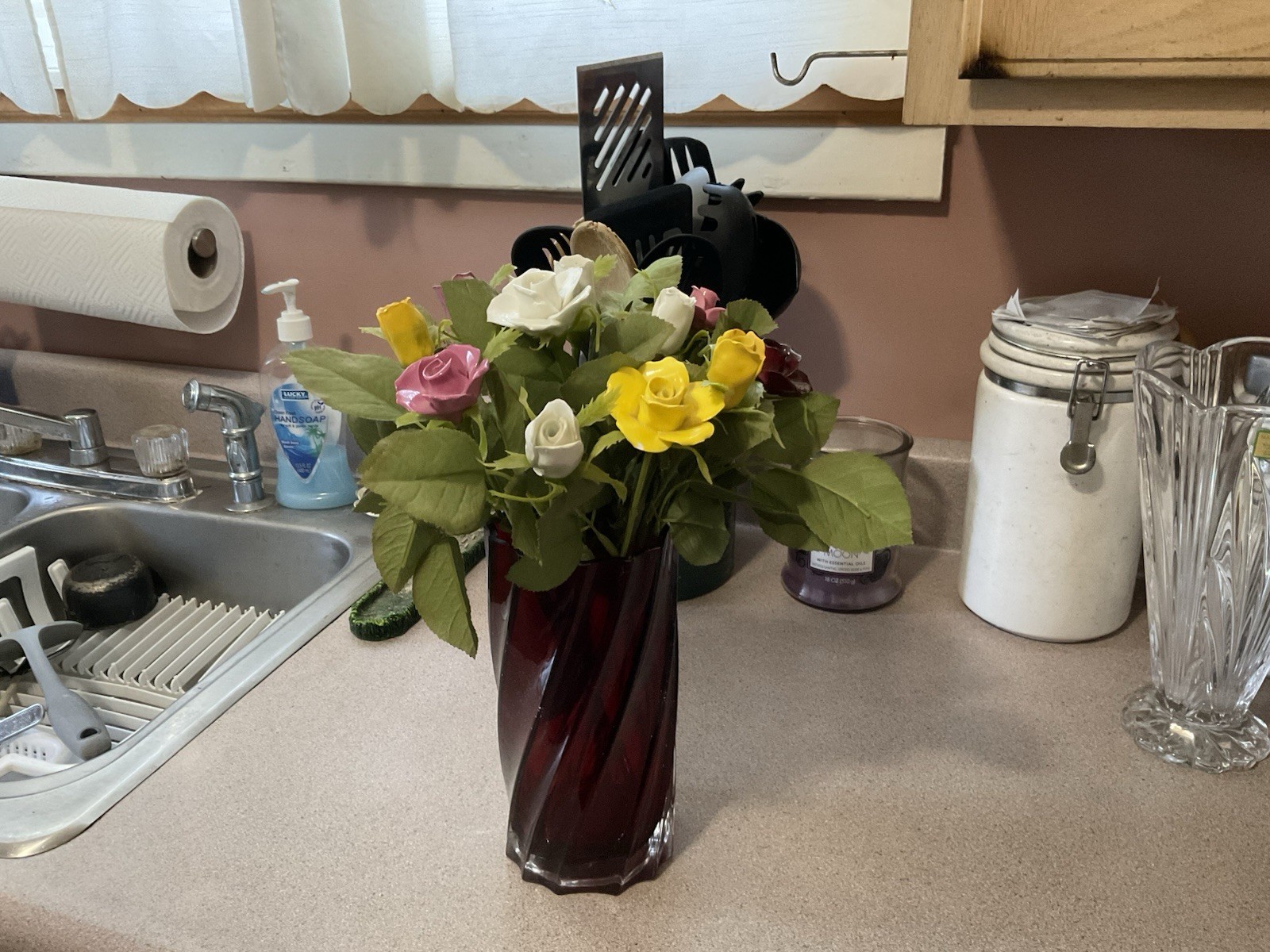 Porcelain Roses and Buds