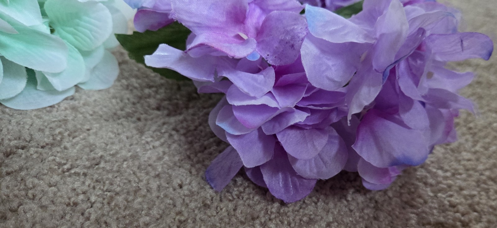 Colorful Fake Flowers Bunches- Lot Of Various Flower Types, Colors 18 Bunches