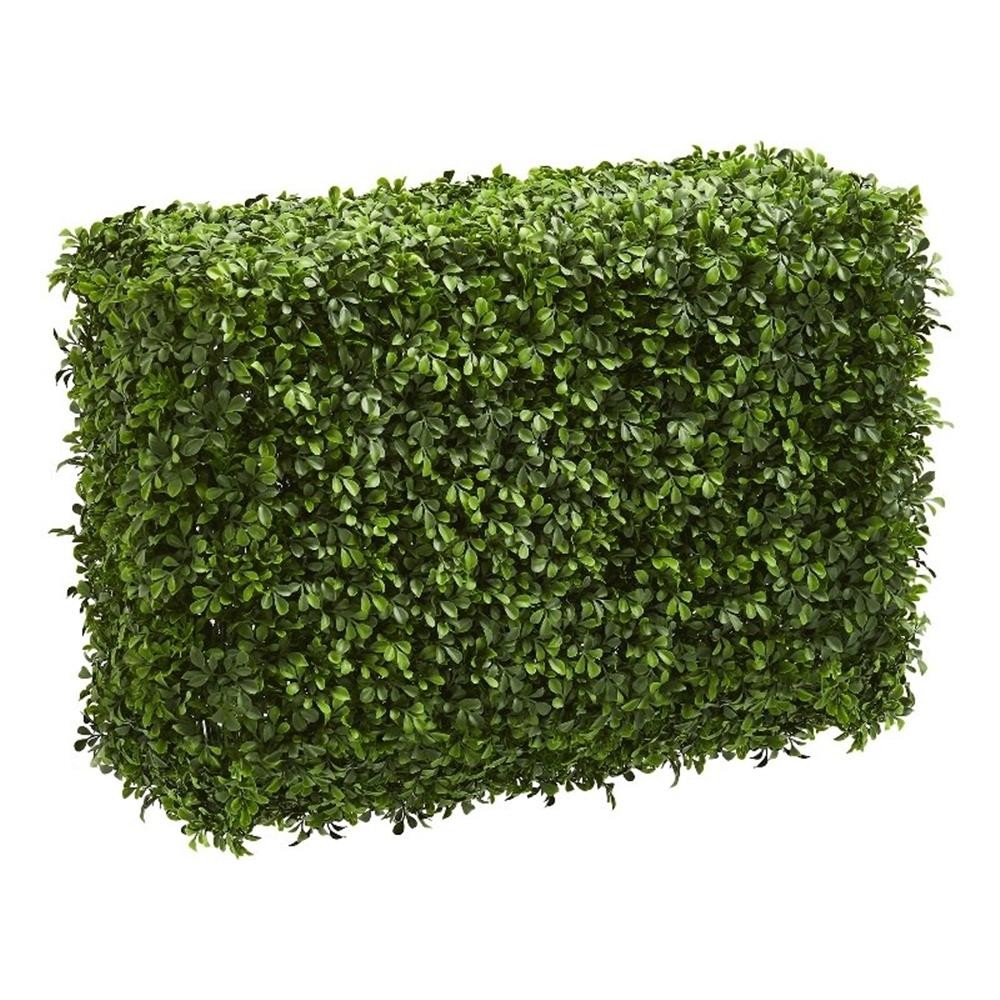 Nearly Natural 30″ Eucalyptus Artificial Hedge in Green
