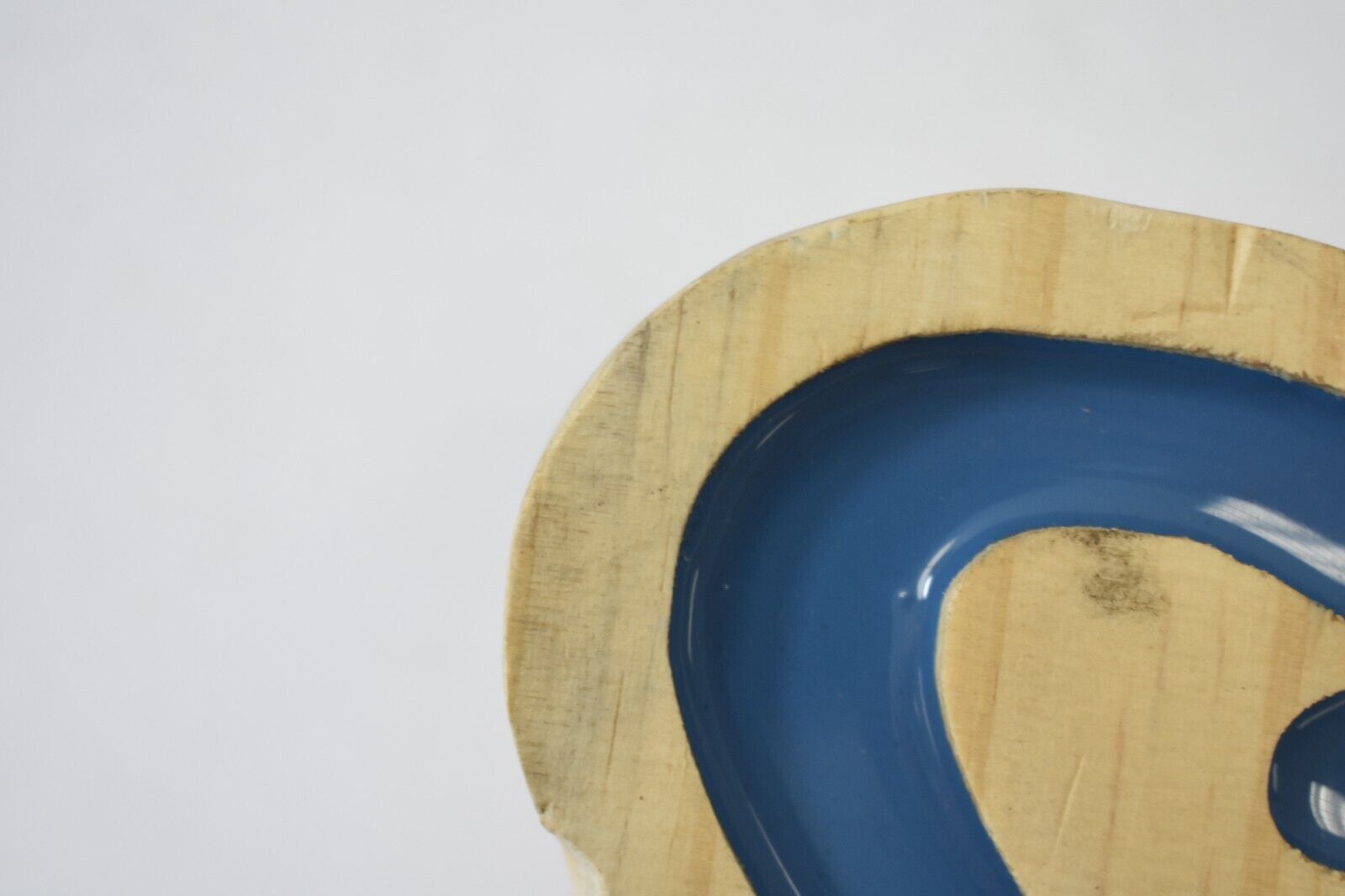 Sonoma Goods Calm Wood Table Decor Blue Ancient Isle Accent 4.5″ x 1.3″ x 10″