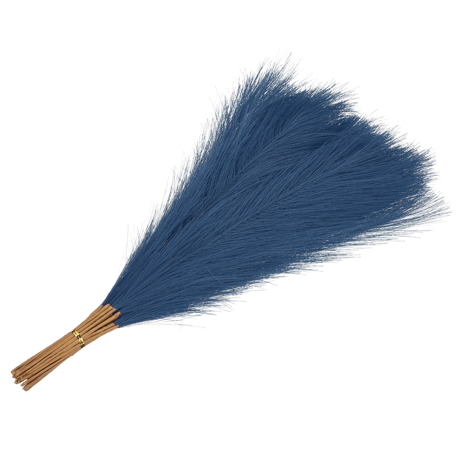 17.7in Pampas Grass Decor, 50pcs Artificial Pampas Grass Bulk, Blue