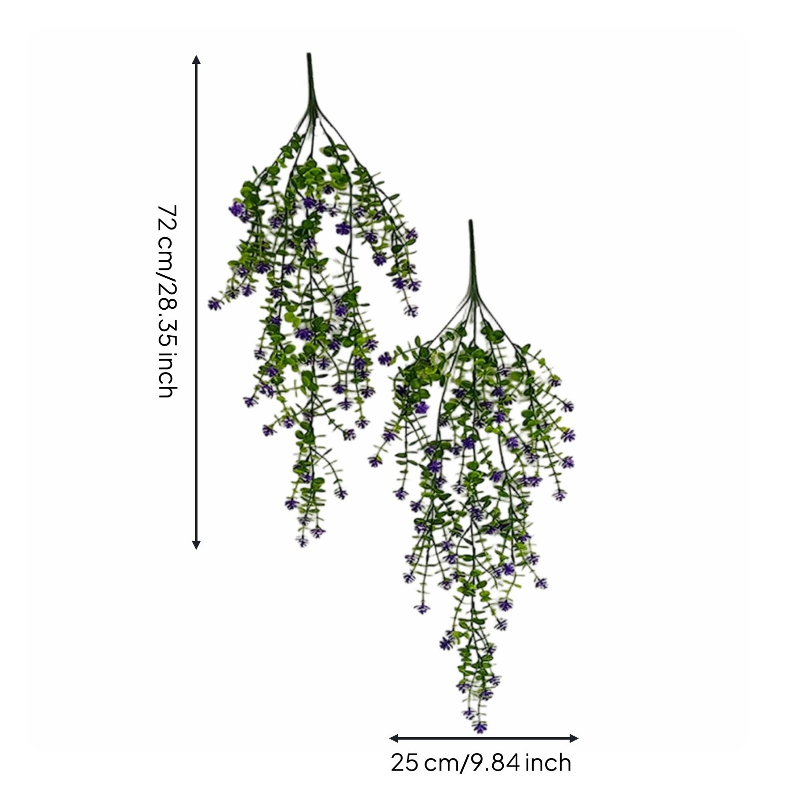 Hanging Flower Trailing Greenery Realistic Appearance Artificial Eucalyptus