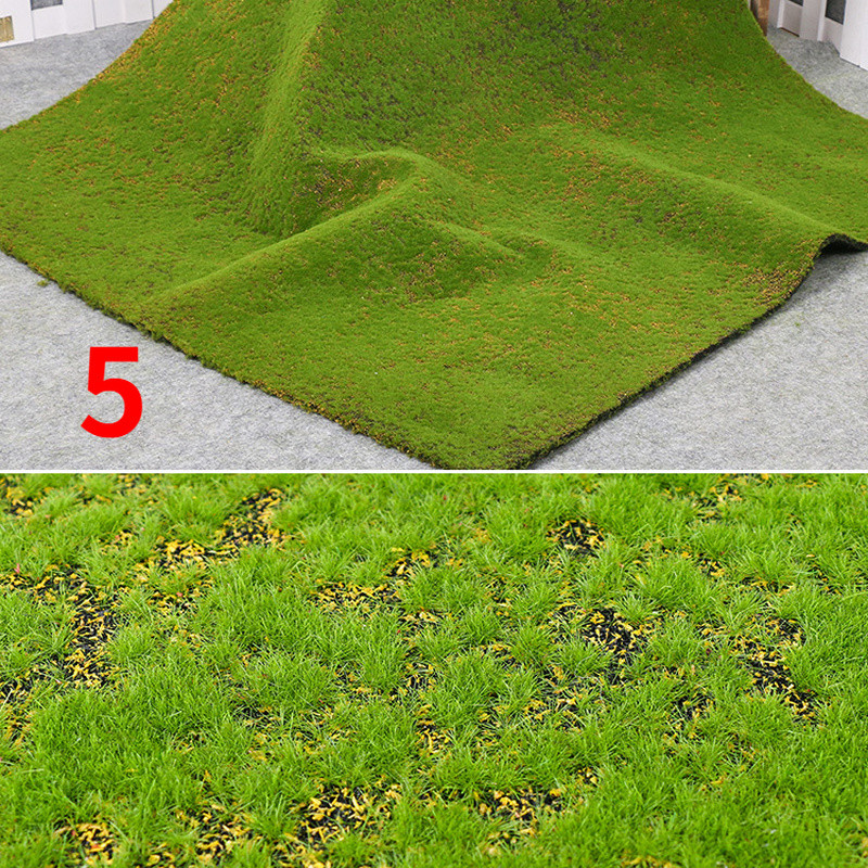 Artificial Moss Grass Turf Wall Green Plant Lawn Garden Landscape Decor